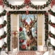 thumbnail image 5 of Linnome Santa Claus Pattern Christmas Door Cover 35x71 Inches, Festive Holiday Door Decoration for Home and Parties, 5 of 6