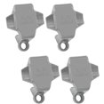 thumbnail image 4 of Yannee 4 Pcs Boat Square Rail Fender Adjusters for Bumper Fender Clips for Docking CS Gray, 4 of 11