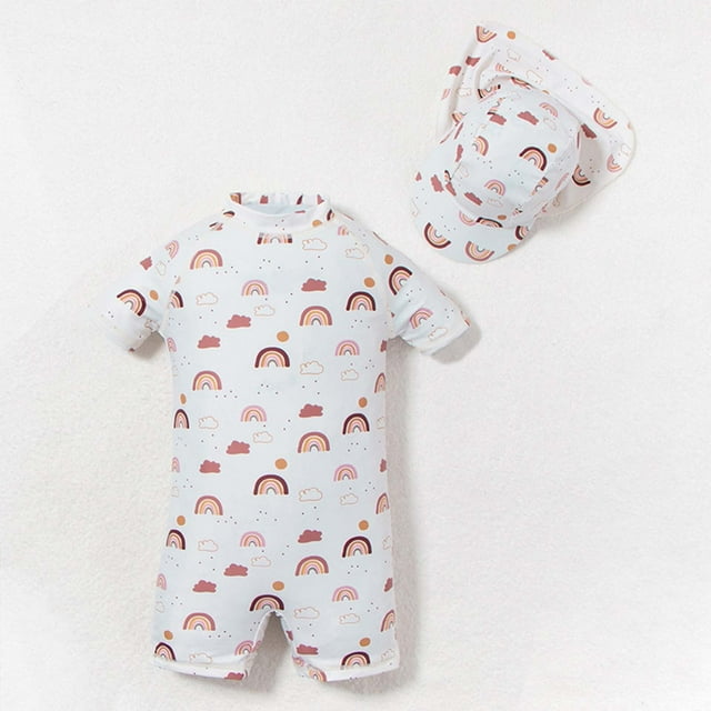 Kids Boy Swimsuit Cartoon Bathing Suit Toddler Rash Guard Baby Boy Clothes Summer 3-4 Years
