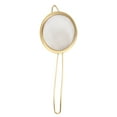 thumbnail image 1 of Miangastore Kitchen Strainer Fine Mesh Strainer Golden Ergonomic Handle 1Pcs, 1 of 8