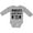 AC-Heather Grey, variant on Inktastic Minnesota Awesome Since 1858 Boys or Girls Long Sleeve Baby Bodysuit