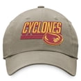 thumbnail image 2 of Men's Top of the World Khaki Iowa State Cyclones Slice Adjustable Hat, 2 of 4
