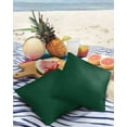 thumbnail image 4 of Outdoor Throw Pillow Cover Modern Minimalism Hunter Green Waterproof Cushion Covers 2 Pack St Patricks Olive Green Pillow Cases Home Decoration for Patio Garden Couch Sofa, 4 of 7