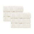 thumbnail image 2 of Superior Smart Dry 6-Piece Zero Twist Soft Cotton Hand Towel Set, Quick Dry Fade Resistant, Ivory, 2 of 11