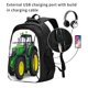 thumbnail image 2 of Fotbe big farm tractor Mochila con Estampado y Puerto USB para Hombre y Mujer, Mochila Antirrobo, Mochila de Viaje, Mochila Escolar, Mochila Universitaria, 2 of 7