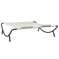 thumbnail image 3 of vidaXL Outdoor Lounge Bed Fabric Cream, 3 of 5
