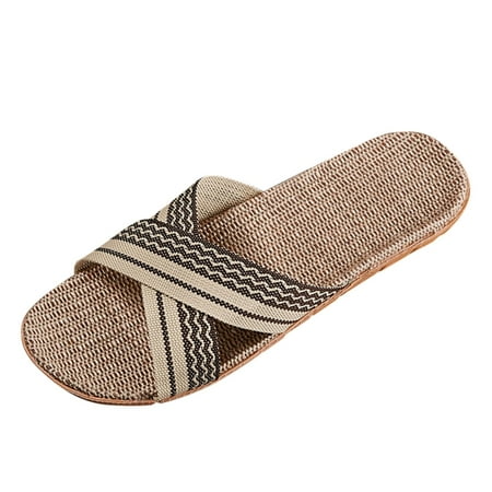 Slippers for Fashion Ladies Mopping Slippers for Women Breathable Bohemia Beach Womens Slip on Slippers Slip on Shoes Flats Pineapple Slippers for Women Casual Sandals