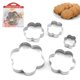 thumbnail image 1 of Moldes de metal para hornear Juego de moldes para hornear galletas Flor de acero inoxidable TFixol molde para hornear, 1 of 7