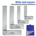 thumbnail image 1 of Machinist Square Set,2Inch,3Inch,4Inch & 5Inch Squares Machinist Square Mechanical Engineer Square,Wide Base Square Tool, 1 of 5