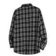 thumbnail image 3 of Awdenio Men's Clothing Flannel Shirt Long Sleeve Button Down Plaid Flannel Shirt, 3 of 3