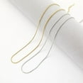 thumbnail image 2 of Punk Clavicle Snake Choker Necklace Chain 1.5mm Thin 14K Yellow Gold 35+5cm Neck Chains For Women Collar Jewelry, 2 of 8