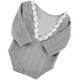 thumbnail image 3 of KAKOWELY Conjunto de bebé niña, mono de manga larga, mono de fotografía para recién nacidos, ropa para niña pequeña, 3 of 5
