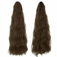 thumbnail image 3 of LELINTA 18" Pony Tail Hairpiece Long Curly Weave Hairpiece Jaw Claw Ponytail Hair Extension One Piece Clip in Synthetic Hair Extensions, 3 of 8