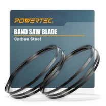 POWERTEC 2PK 56-7/8 Inch Bandsaw Blades, 1/4" x 14 TPI Band Saw Blades for Sears Craftsman, Shopcraft, and Duracraft 3-Wheel Band Saw for Woodworking  (13213-P2)