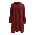 thumbnail image 4 of UAYOTSE Women's Pullover Sweaters Long Sleeve Print Knitted Crew Neck Sweater Tops(A90-,XXL), 4 of 4