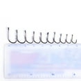 thumbnail image 2 of EeaseCA 500pcs Fishing Hook 10 Sizes Fishing Fish Versatile Bait Sharpened Hook Fishhook Tackle Tool Rig Carbon Steel Jig Spinners Lures with Storage Box, 2 of 4