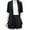 Black, variant on 2 Piece Sets for Women Shorts Casual Older Women Two Piece Outfits Sets Fall Pants Women's Solid Color Fashion High-end Casual Cardigan Two-piece Suit Suit