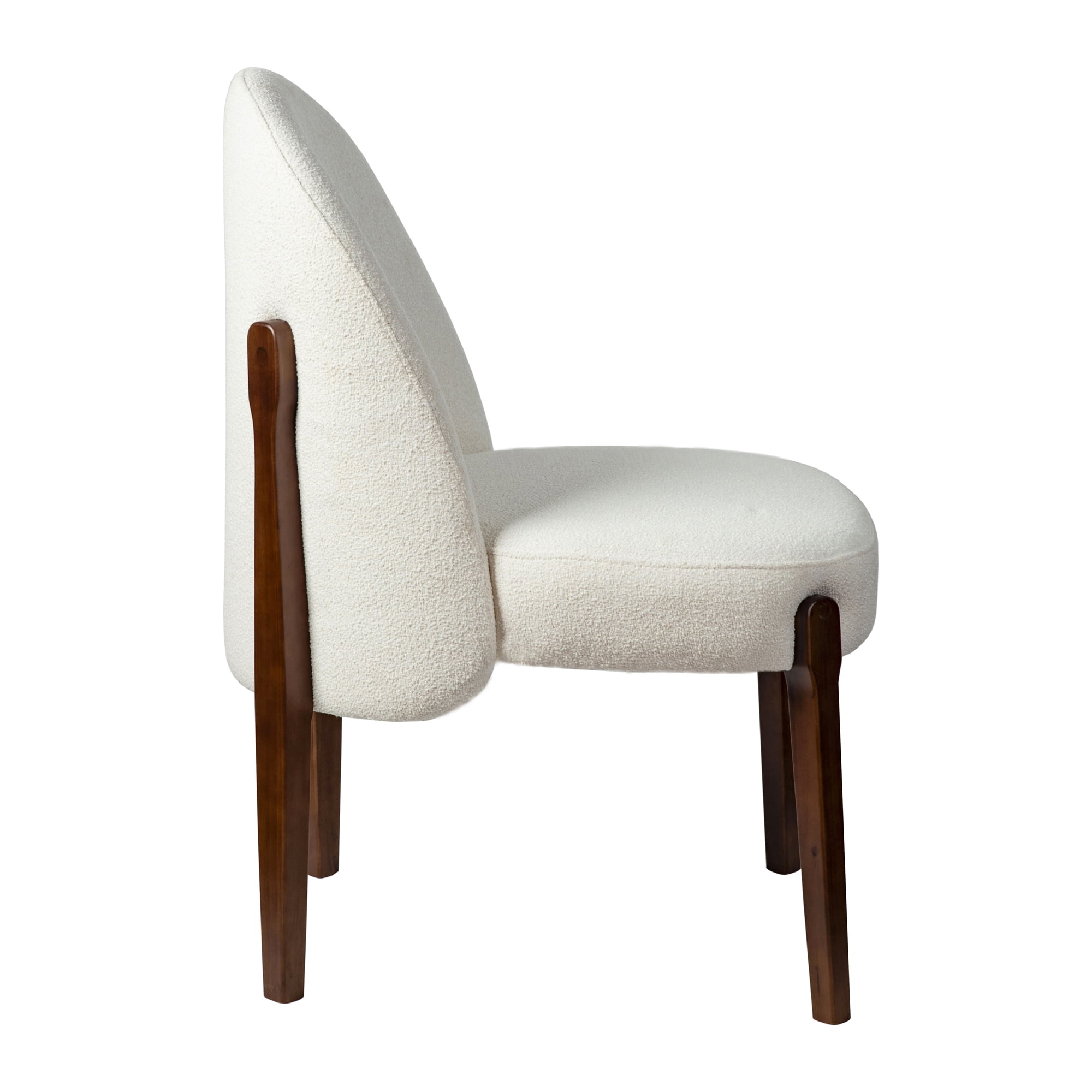 Kaelin 26 in. Indoor White Finish Dining Chair