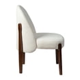 thumbnail image 2 of Kaelin 26 in. Indoor White Finish Dining Chair, 2 of 5