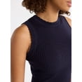 thumbnail image 5 of Free Assembly Women’s Scallop Trim Sleeveless Sweater, Lightweight, Sizes XS-XXXL, 5 of 5