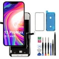 thumbnail image 1 of Screen Replacement for iPhone 13 Pro Max - LCD Replacement Kit & 3D Touch Digitizer Display Full Aassembly for iPhone 13 Pro Max 6.7 Inch Model  A2484, A2641, A2643, A2644, A2645 with Repair Tools, 1 of 1