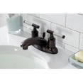 thumbnail image 4 of Kingston Brass FB8625CKL Kaiser 4 in. Centerset Bathroom Faucet with Pop-Up Drain, Oil Rubbed Bronze, 4 of 5
