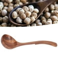 thumbnail image 4 of Wooden Ladle Acacia Wood Soup Spoon Tableware Kitchen Tool for Home, 4 of 7