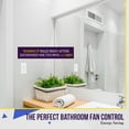 thumbnail image 2 of ENERLITES 4-Hour No Neutral Wire Countdown Timer Switch, 5-10-30-60 Min, 2-4 Hour, for Bathroom Fans, Heaters, Lights, LED Indicator, 120VAC 800W, UL Listed, HET06-J-W-2PCS, White, 2 Pack, 2 of 6
