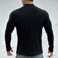 thumbnail image 4 of zbxnLI Men's Mock Collar T-Shirts Fall Winter Slim Long Sleeve Shirts Basic Layer Tee Casual Tops for Men, 4 of 5