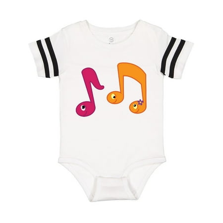 

Inktastic Music Notes Band Choir Musician Gift Gift Baby Boy or Baby Girl Bodysuit