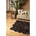 thumbnail image 3 of Luxe Gordon Faux Sheepskin Octo Rug | 6'x6', 3 of 3