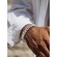 thumbnail image 4 of Stainless Steel Cuban Link Chain Bracelet for Men Women, 6mm/8mm/10mm/12mm Width, 8.2Length, Wrist Bracelets Fashion Jewelry, 4 of 6