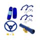thumbnail image 2 of Accesorios de juegos infantiles, juego de exterior para patio trasero, casa de juegos, columpio Azul, 2 of 8