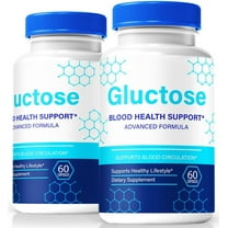 (2 Pack) Gluctose Capsules, Original Gluc Tose Formula - Naturally Supports Healthy Circulation, Stable Levels and Energizes the Body, Official Review (120 Capsules)