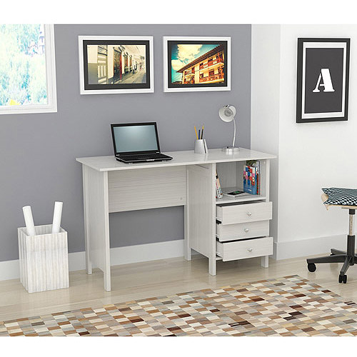 Inval Laura Collection Computer Desk, LaricinaWhite Finish Walmart