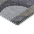 thumbnail image 3 of Addison Rugs Mayfield Premium Machine Washable Transitional Mid Century Purple Rectangle Rug, 2'6" X 3'10" Machine Washable Transitional Mid Century Purple Oversized Sherpa Throw Blanket, 3 of 7