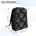 thumbnail image 4 of Wukai Faces Of The Cat Print Travel Laptop Backpack - Waterproof, Anti-Theft, Slim and Sturdy College & Business Backpack, 4 of 8