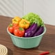 thumbnail image 4 of Colador multifuncional para verduras | Recipiente para lavar frutas sobre el fregadero | Escurridor de plástico para ensaladas, pastas y frijoles | Cesta para enjuagar y secar alimentos | Blanco,, 4 of 6
