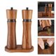 thumbnail image 5 of Functional and Sturdy Wood Salt and Pepper Grinder Set with Rack Stand, 5 of 11