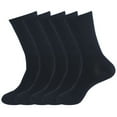 thumbnail image 4 of WCJM A Black 5 Pairs Of Cotton Socks Men'S Stockings Sports Socks Solid Color Stockings, 4 of 5