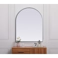 thumbnail image 7 of Metal Frame Arch Mirror 33x42 Inch in Brass, 7 of 7