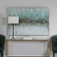 thumbnail image 6 of Uttermost Divide Coastal Firwood and Canvas Abstract Hand Painted Art in Blue, 6 of 6