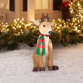 thumbnail image 2 of Gemmy Inflatables Holiday G08 36836 Airblown Outdoor Reindeer Decor, 2 of 3