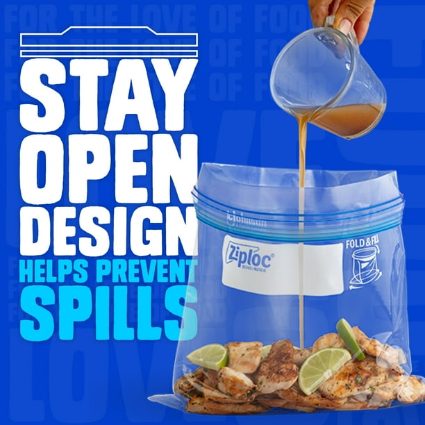 Ziploc® Sealable Storage Freezer Bags with Grip 'n Seal Technology