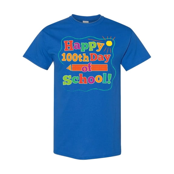 Inktastic Happy 100th Day of School T-Shirt