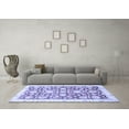 thumbnail image 3 of Ahgly Company Indoor Rectangle Oriental Blue Traditional Area Rugs, 7' x 9', 3 of 4
