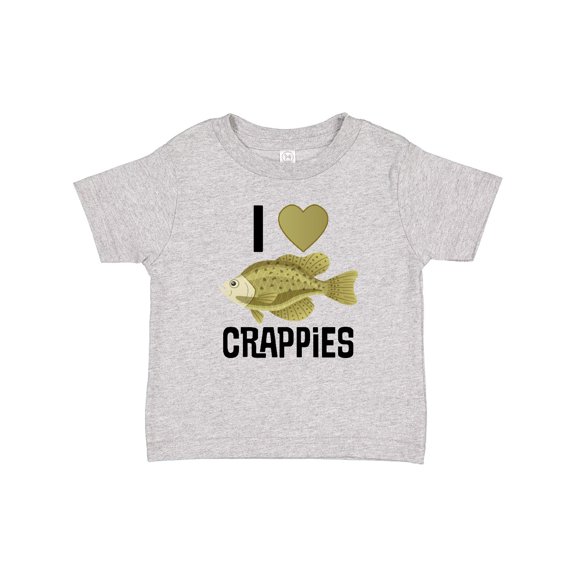 Inktastic Crappie Fishing I Love Crappies Boys or Girls Baby T-Shirt