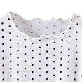 thumbnail image 5 of Virmaxy Polka Dot Ruffle Top and Cropped Pants Set Girls Summer Two Piece Outfit with Elastic Waist for Sweet Casual Style, for 3-10 Years, 5 of 9