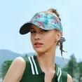 thumbnail image 3 of Sun Visor Hats for Women & Men, Sport Empty Top Baseball Cap for Outdoor Tennis Golf Running, 3 of 8