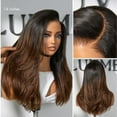 thumbnail image 2 of LUVME All-Day Comfort™ Wig Layered Light Yaki Straight Glueless 7x6 Closure HD Lace Human Hair Wig Pre-Cut Lace, 2 of 4